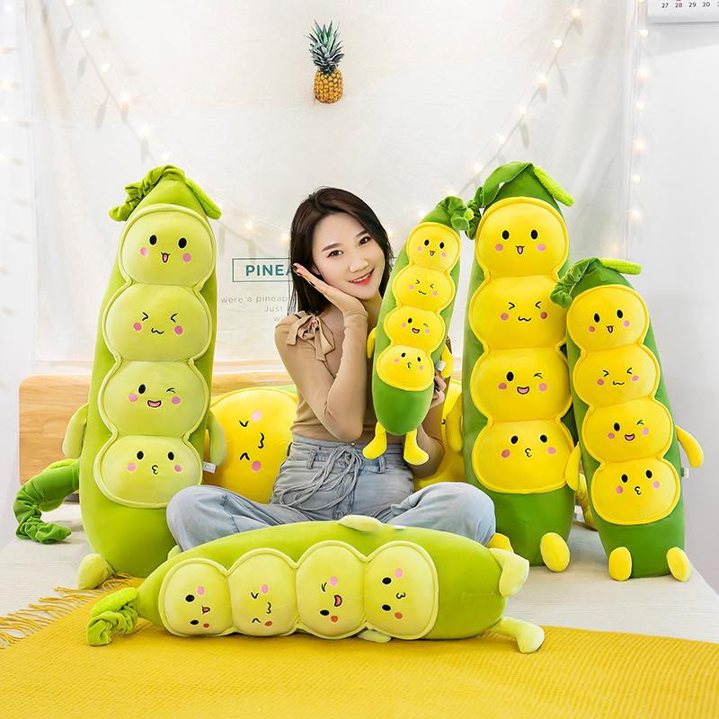 Pea Clip Throw Pillow Caterpillar Doll Scissors Machine Grab Machine Big Doll Plush Toy