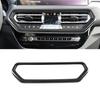 Carbon Fiber Center Air Outlet Vent Cover Trim For BMW X3 G01 2022 2023