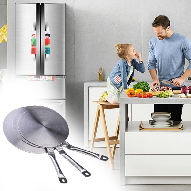 Heat Diffuser Stainless Steel Induction Adapter Plate with Removable Handle