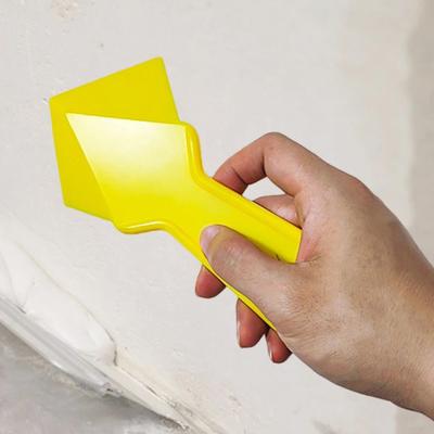 2/4Pcs Drywall Corner Scraper Putty Finisher Stucco Shovel Spatula Spade for Floor Wall Ceramic Tile Grout Construction Tools