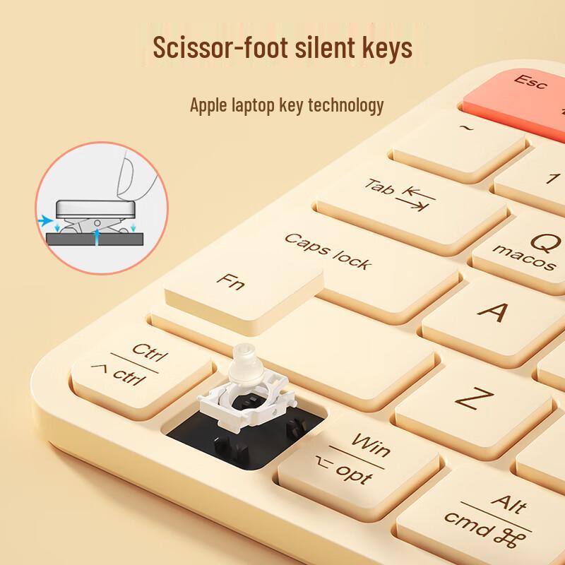 B.O.W Dual-Mode Bluetooth Wireless Keyboard