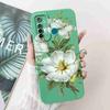 Für Realme 5 Pro Hülle Niedliche Panda-Blumen-Abdeckungen Weiche Silikonhüllen Für Realme 5 Realme5 Pro Stoßfeste Rückseite Fundas