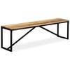Day and Night - Day and Night Solid Mango Wood Bench 160x35x45 Cm