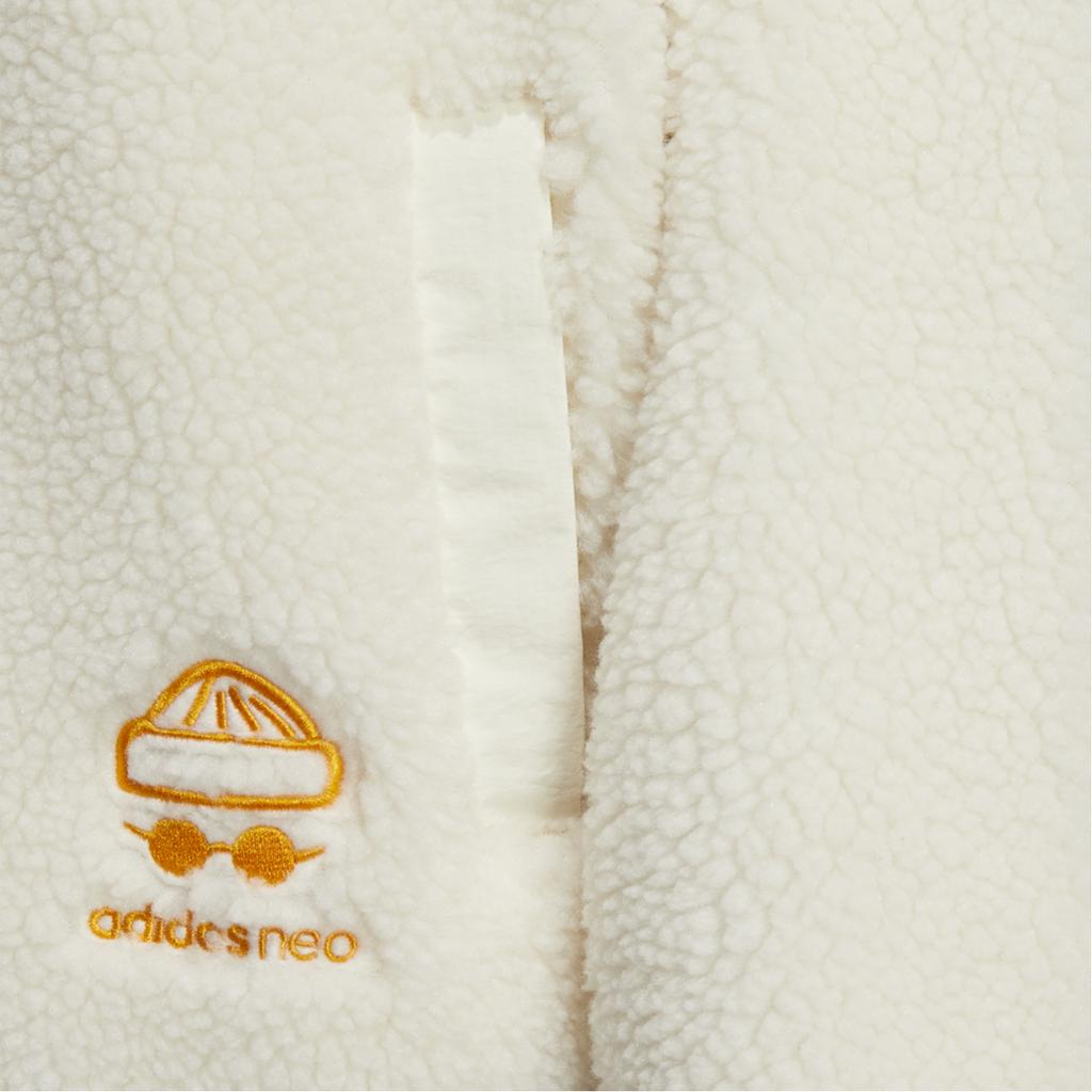 Adidas Neo Advantage Sports Fleece Jacket Women Outerwear Off-White HG9034
