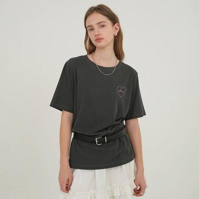 On On HearT ArTwork Oversized T shirT New5me532