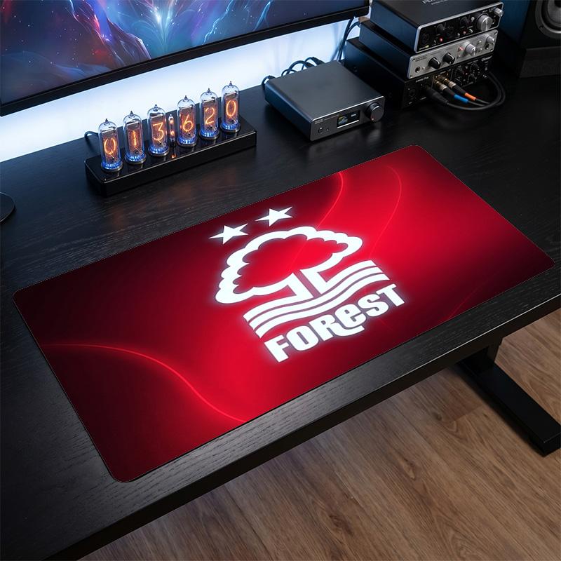 Tappetino per Mouse Grande Stampa Calcio Nottingham Forest, Tappetino Esteso Antiscivolo per Scrivania da Gioco per Ufficio Casa