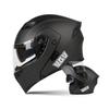 VGV Carbon Fiber Print Personalised Motorcycle Full Face Helmet Men Women Dual Lens Helmets Motocross Racing Modular Flip Up