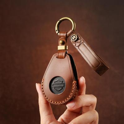 Harley Motorcycle Key Bag: Handmade Retro Cowhide Key Shell for X48 Induction Start