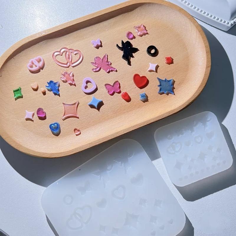 Resin Shaker Fillings Mold,Silicone Angel Mold Epoxy Resin Mold Filler Quicksand Casting Filling Mold for Jewelry Making