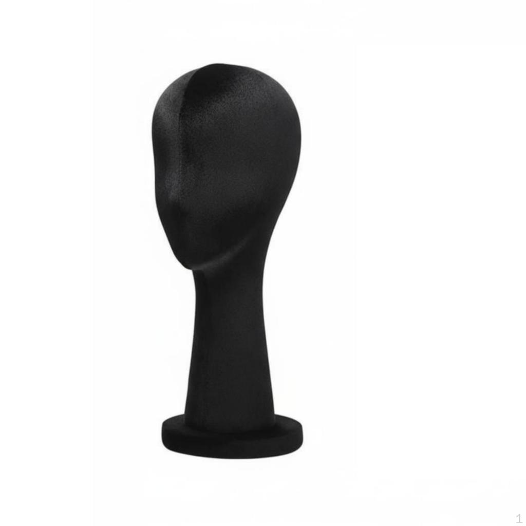 Mannequin Head Display Stand Adjustable Height for Boutique Showcases