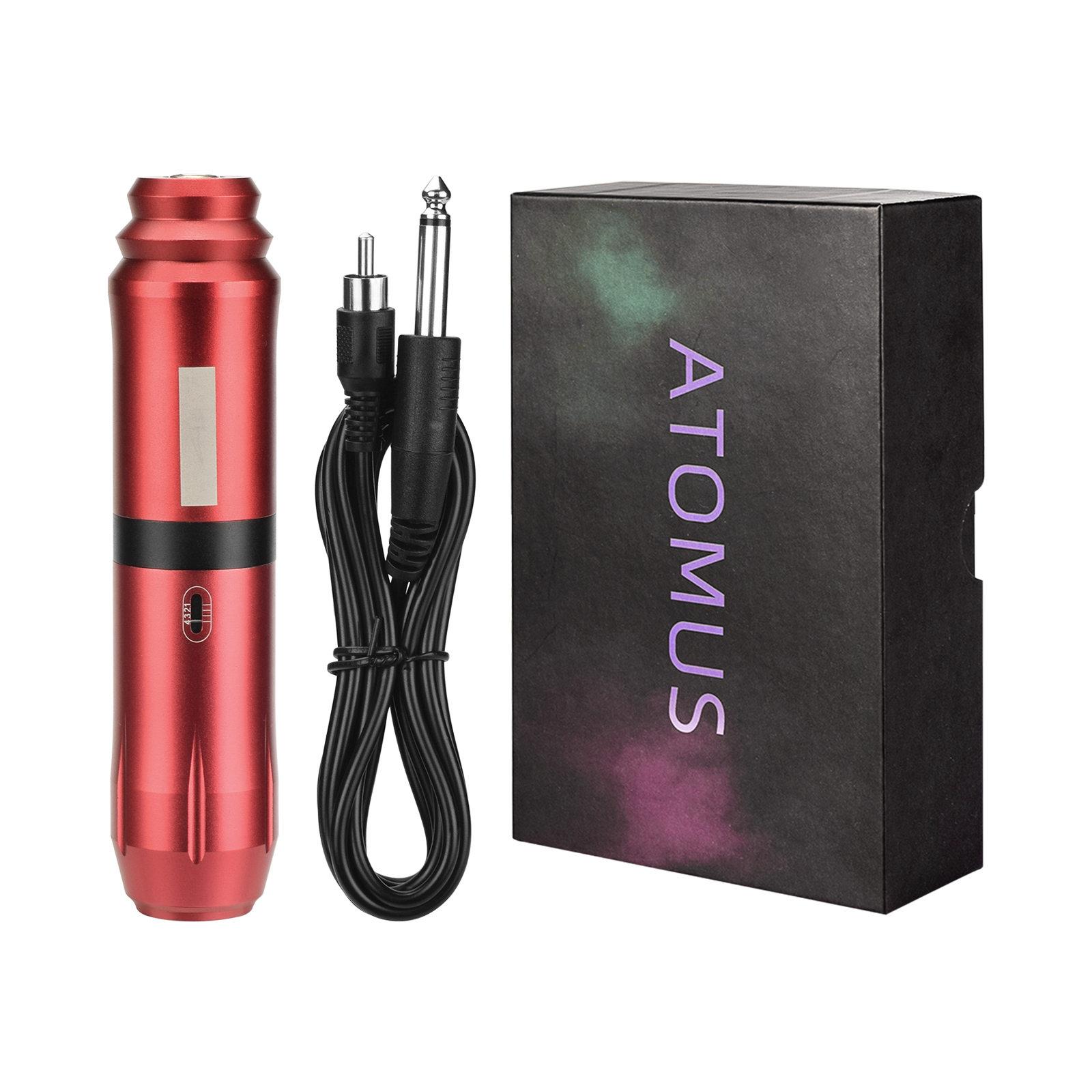 

Роторная ручка для татуировки из алюминиевого сплава, комплект шнура питания для татуировки, шейдерный вкладыш, двигатель для художников красный