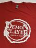 Demon Slayer Anime Manga Logo Mens XL Red Graphic Tee Unisex T-Shirt