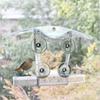 Transparent Wild Bird Feeders Strong Suction Cup Bird Food Container  Bird Watching
