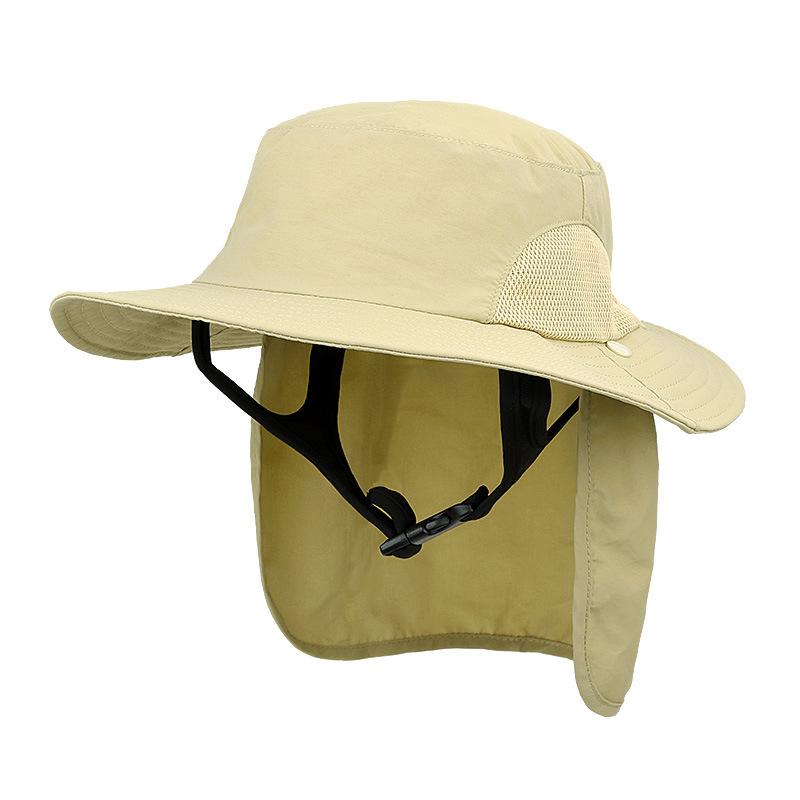 Summer quick-drying surfing visor removable men's and women's outdoor mountaineering and hiking sun protection hat UV protection fishing hat