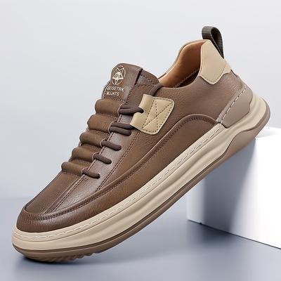Spring New Men's Outdoor Sports Round Toe Casual Hiking Shoes Korean Version Fashionable Men's Comfortable Lace Up Sports Shoes