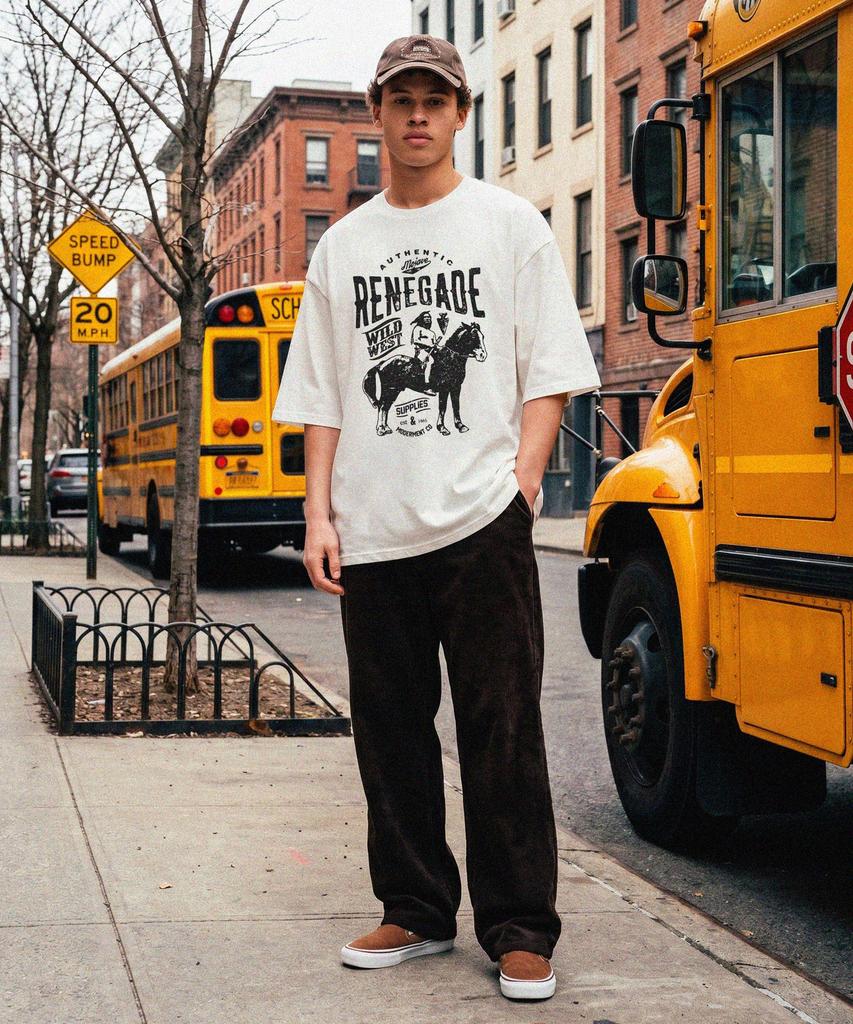 Modernoment Real Overfit Mojave Short Sleeve T-Shirt [Olive]