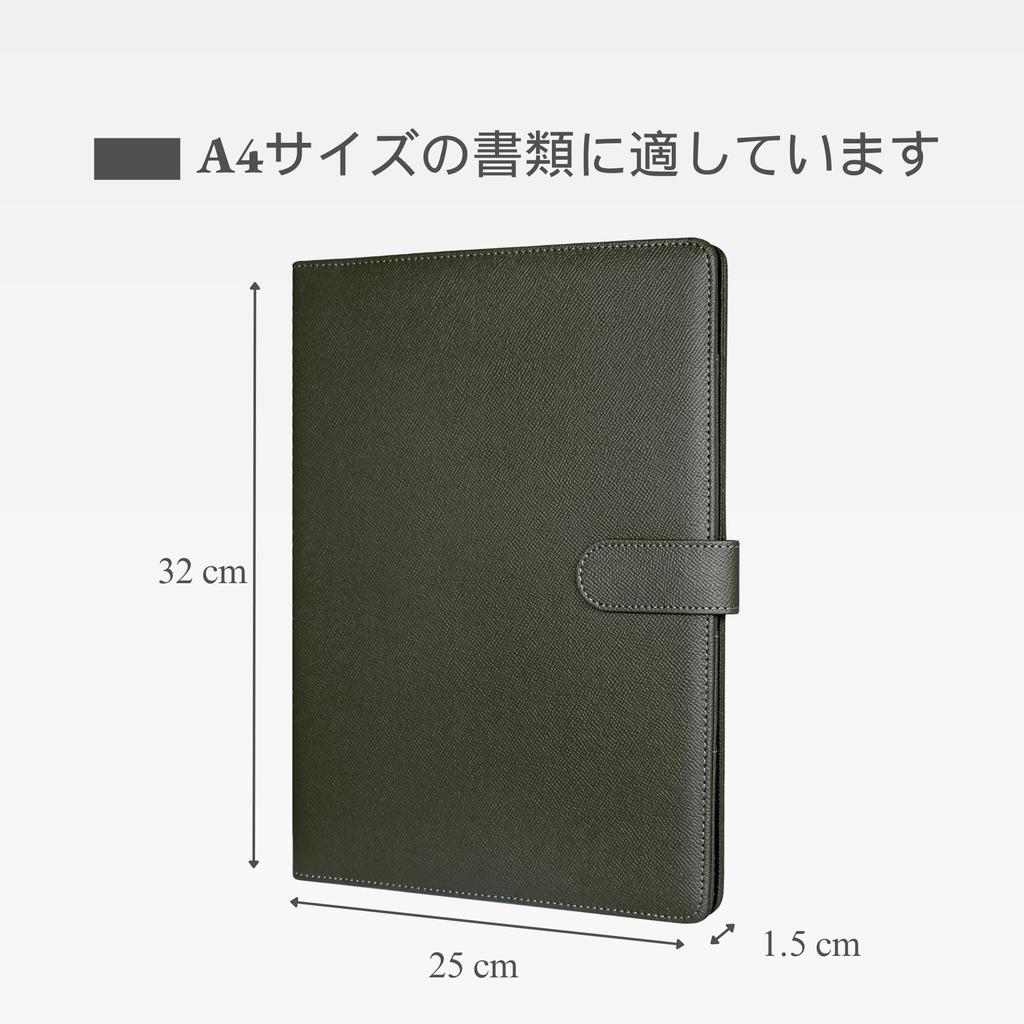 A4 Binder Clipboard Folder, Bi-fold PU Conference Pad Clip File, Desk Pad Signature Folder, A4 Document Folder, Contract Signing Only, Office Supplies