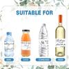 Wedding Water Bottle Labels,Waterproof Floral Water Bottle Wraps Sticker for Birthday Baby Shower Engagement Party