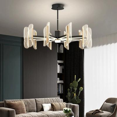 Żyrandol Salon Jadalnia Sypialnia Minimalistyczny żyrandol LED z akrylu