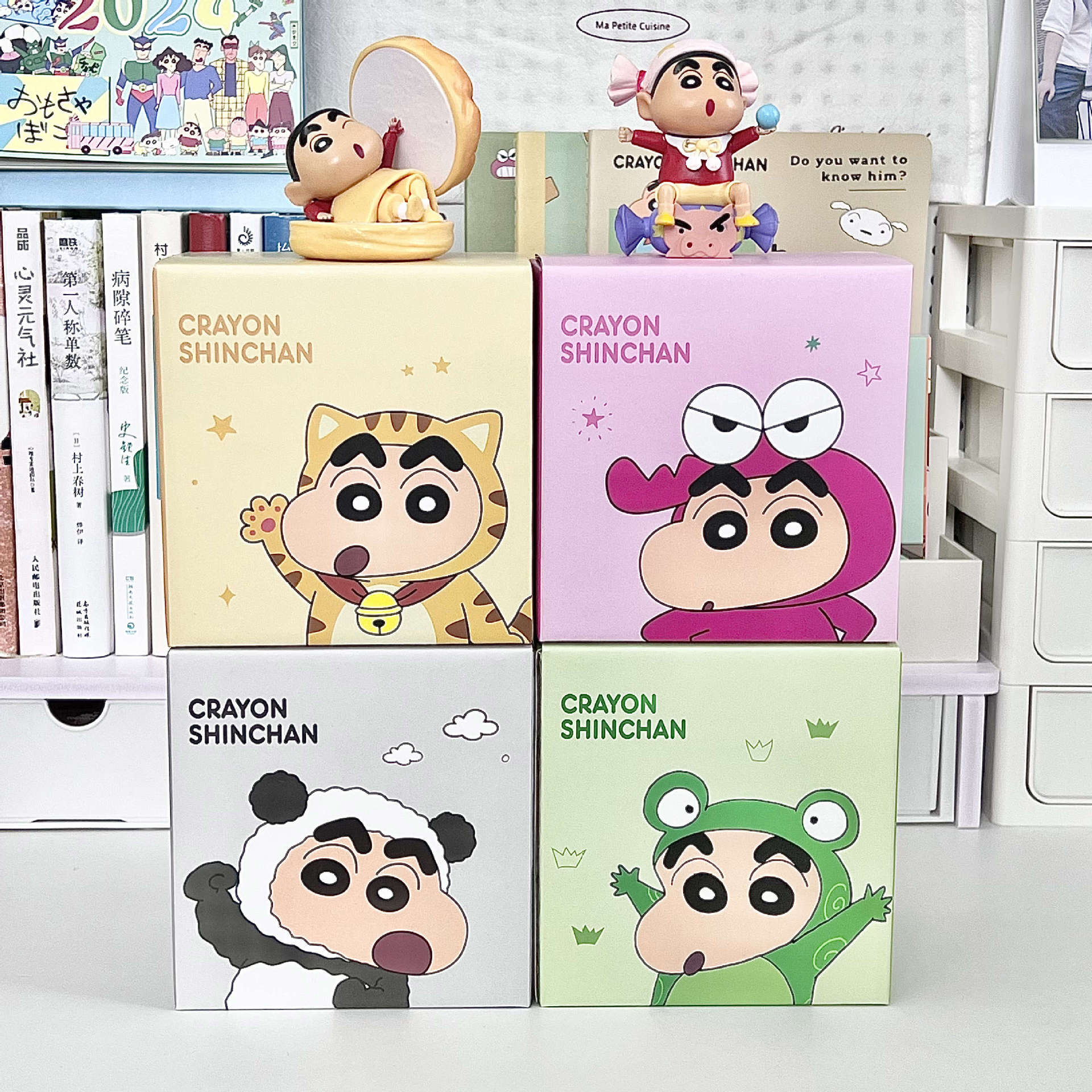 Textile Article Girls White Birthday Gift For Crayon Shin-Chan Large Capacity Water Cup, Cute Ceramic Mug, Souvenir Gift Box