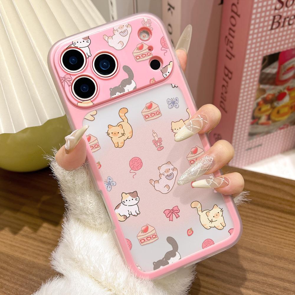 Cartoon cute little animals are suitable for iPhone17promax two-in-one mobile phone case, Apple 16 niche 15 generation