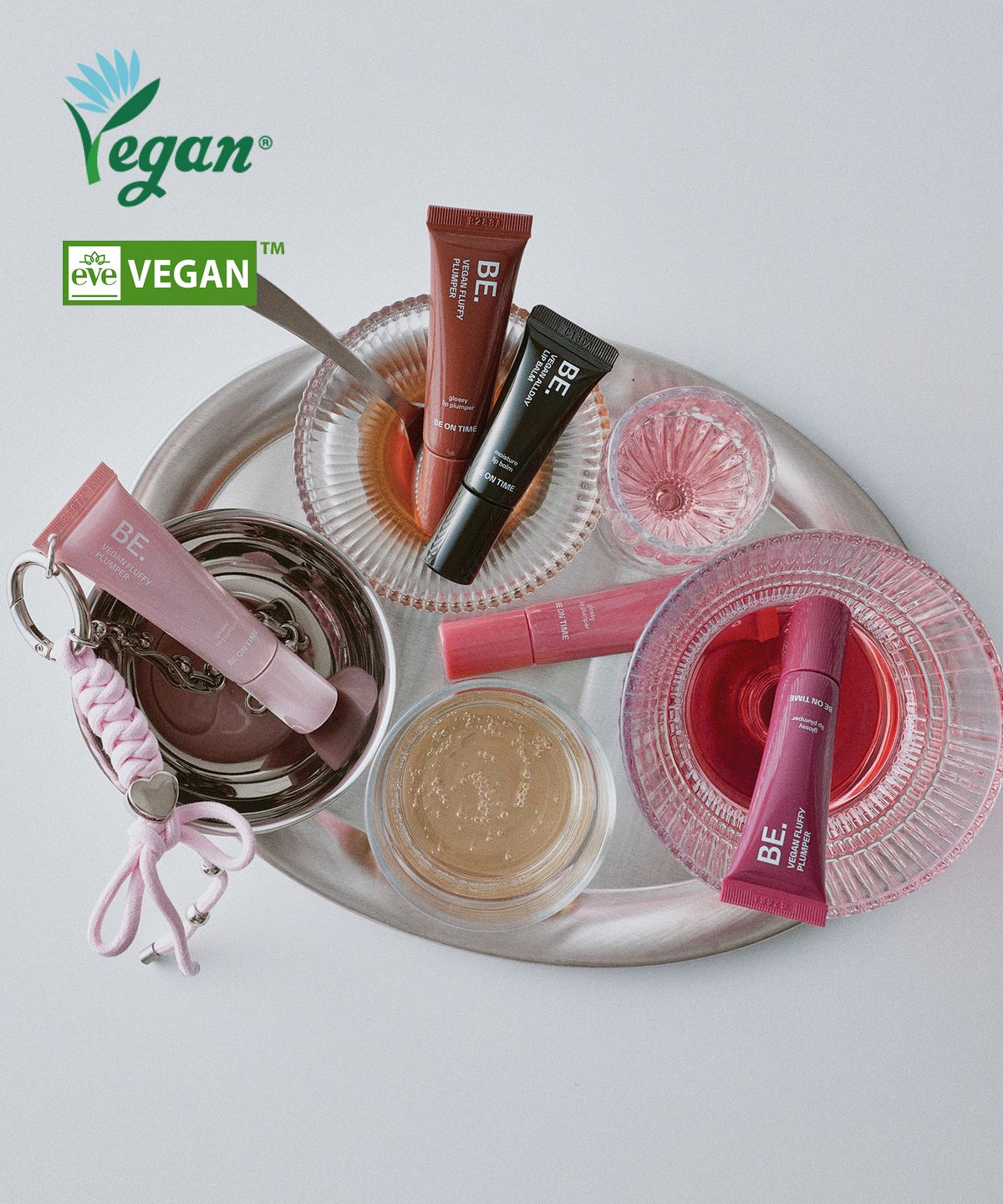 Black Vegan All Day Lip Balm Mini + Vegan Fluffy Plumper (Select 1 of 6)