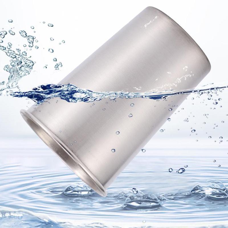 Outdoor Stainless Steel Water Cup Hiking Camping Picnic BBQ Beer Cups Coffee Cup Portable Travel Drinkware Wine Cup Beer Glass