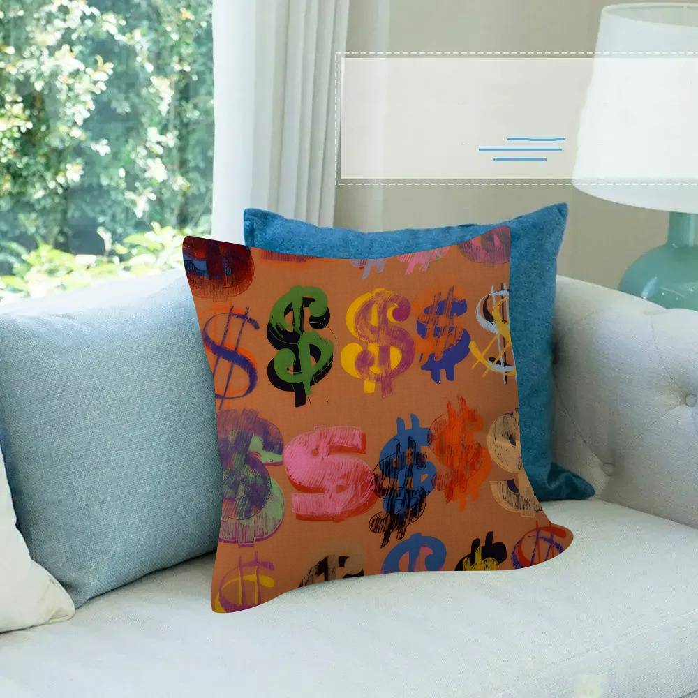 Art A-Andy Warhol Colors Cushion Cover 30X50 Polyester Sofa Cushions Decorative Throw Pillows Home Decoration Pillowcover