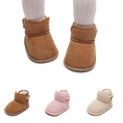 Zapatos de Invierno Cálidos para Bebé Recién Nacido Planos Zapatos para Caminar para Niños Pequeños e Infantes Botines de Nieve para Bebés Niñas Niños