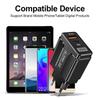 QC3.0+PD 20W Fast Charger: EU/US/UK Plug, High Power Quick Charge