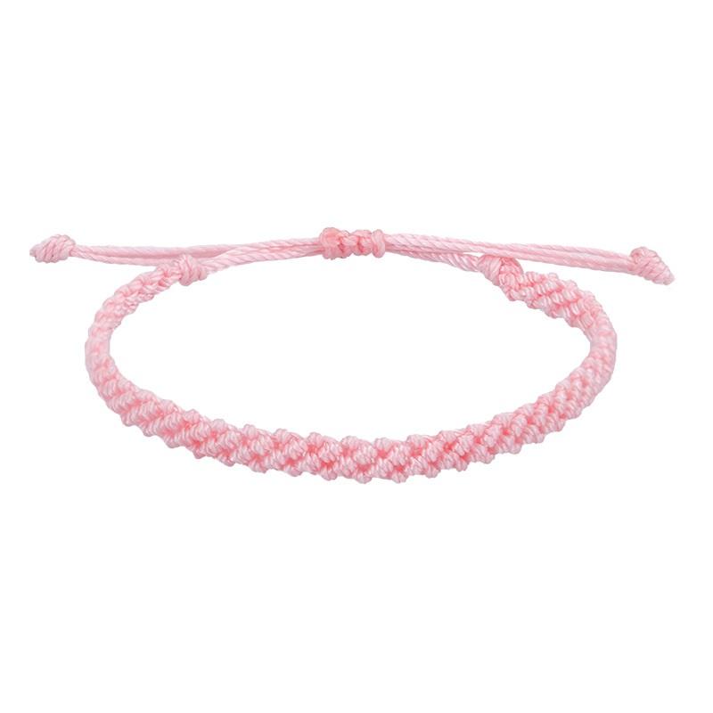 Handmade Wax String Bracelet Waterproof Thread Braided Bangles Women Men Bohemian Twist Bracelets Friendship Wristband