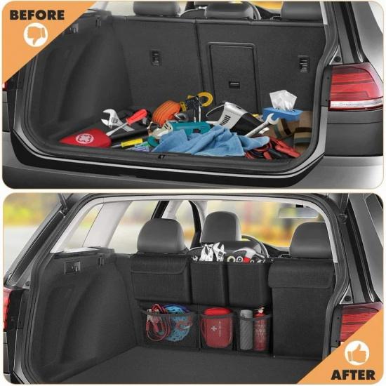 Auto Storage Organizer Car Trunk Bag Universal Large Capacity Backseat Storage Bag Cargo Holder Pocket Organizers Universal