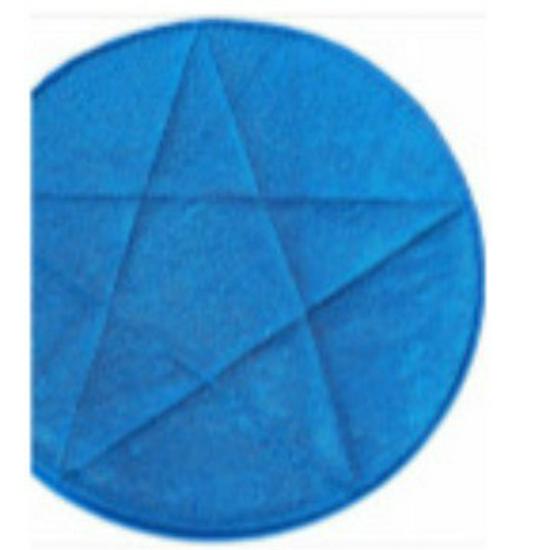 Heavy-Duty Carpet & Floor Scrubbing Pad - Microfiber Round Disc for Deep Cleaning 13-inch синий