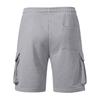 Men Casual Loose Fit Jogger Shorts with Elastic Waist Drawstring and Multiple Pockets for Daily Wear and Sports