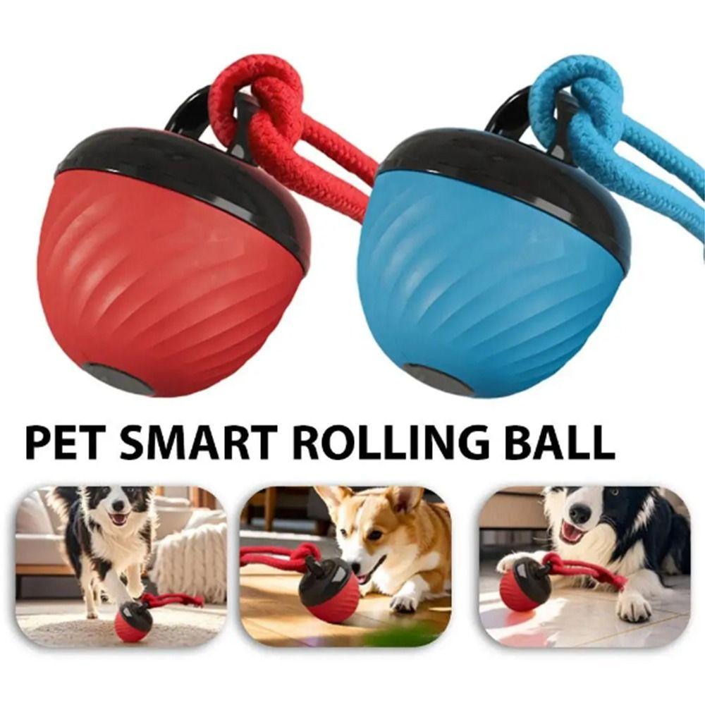 3 Modes Intelligent Dog Toy Ball Imitation Mouse Automatic Moving Bouncing Ball  Pet Training Tool