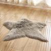 Machine Washable Modern Faux Fur Rug - Dirt-Resistant Living Room/Bedroom Mat