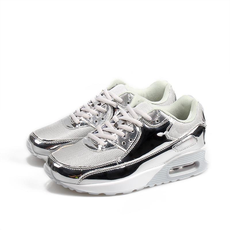 

Мужская воздушная подушка Maximum Mesh Fly Woven спортивная обувь для мужчин и женщин дышащие кроссовки для бега парная обувь 39 серебряный