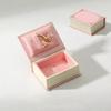 Stud Earrings Book Shape Ring Box Flip Lid Jewelry Display Case Small Engagement Ring Box  Wedding