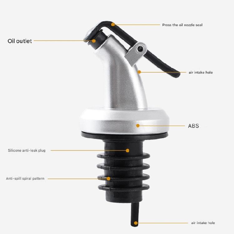 Leak Proof Spout for Condiment Liquor Bottles Household Kitchen Seasoning Bottles Stopper Dispenser Accessories