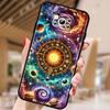 Cosmic Starry Sky Pattern Phone Case For Xiaomi Mi Poco F3 F4 F5 F6 X3 X4 X5 X6 X7 M3 M4 M5 M6 M7 GT Pro 5G Black