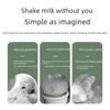 Smart Milk Shaker: Fully Automatic Electric Baby Milk Mixer & Blender.