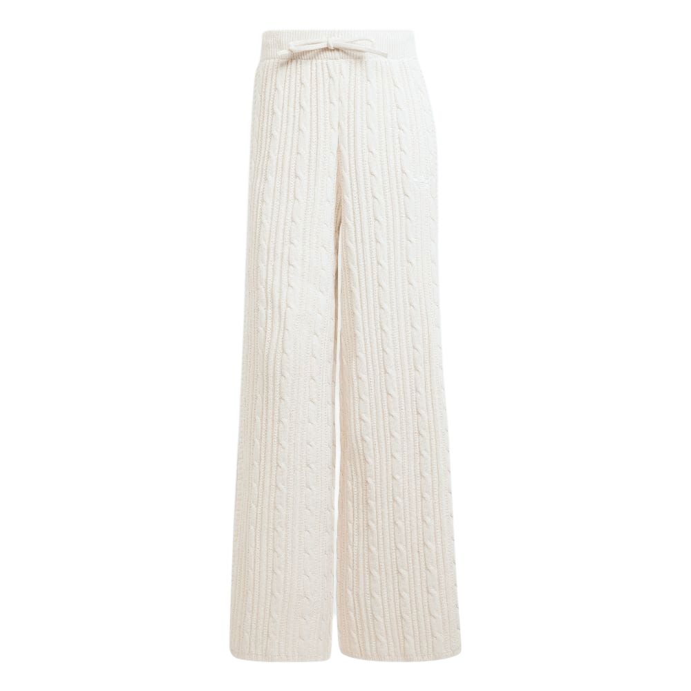 Adidas Originals 70S Fashion Solid Color Knitted Joggers Women Joggers Miracle-White JN7658 M