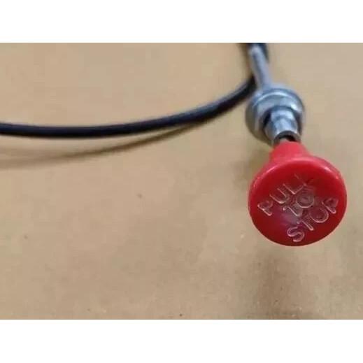 Ziehen zum Stoppen Choke-Kabel Buchse mit Kugelende Passend für Mahindra Traktor