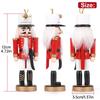 4pcs Christmas Nutcracker Soldier 13CM Small Puppet Handicraft Christmas Tree Hanging Pendant Ornament Festival Gift Home Decor