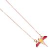 HARRY POTTER Rose Gold Plated Fawkes Necklace