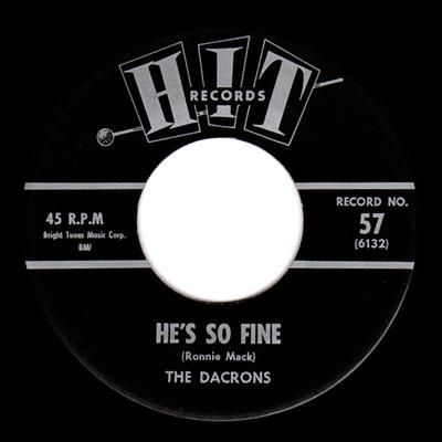 7inch Record DACRONS / CONNIE LANDERS - He's So Fine / Follow The Boys 57 Hit Records 1963 US Rock Used