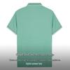 TRIES Men's Color-Block Lapel Short Sleeve Polo Shirt