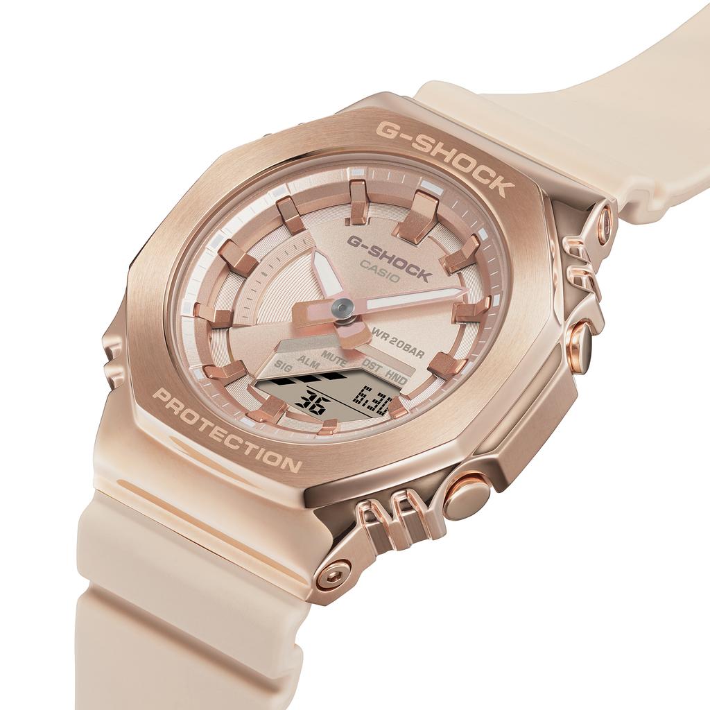 Casio Men's Stainless Steel 200M Water Resistant Analog Shock Resistant Quartz Watch GM-S2100PG-4A