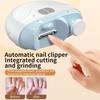 Electric Nail Clipper Multifunctional Automatic Cut & Polish for Kids and Seniors USB Charging Low Noise Trimmer