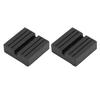 2 Pcs Jack Rubber Pad Universal Slotted Frame Rail Pad Adapter Good Crush Resistance Jack Lift Puck
